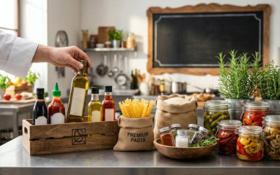 Формуємо меню для кафе: Які позиції бакалії та соусів мають бути під рукою?