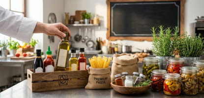 Формуємо меню для кафе: Які позиції бакалії та соусів мають бути під рукою?