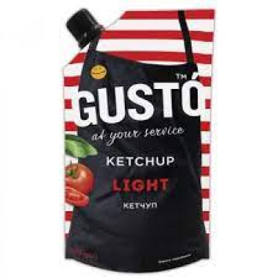 Кетчуп Light д/п 250 г / 20 шт тг Gusto Кетчуп Light д/п 250 г / 20 шт тг Gusto