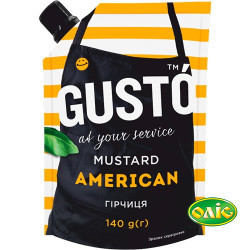 Гірчиця American д/п 140г Gusto