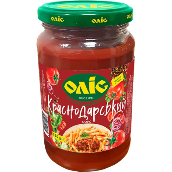 Соус томатний Краснодарский/SweetSour ск/б 360 г / 12 шт Оліс Соус томатний Краснодарский/SweetSour ск/б 360 г / 12 шт Оліс