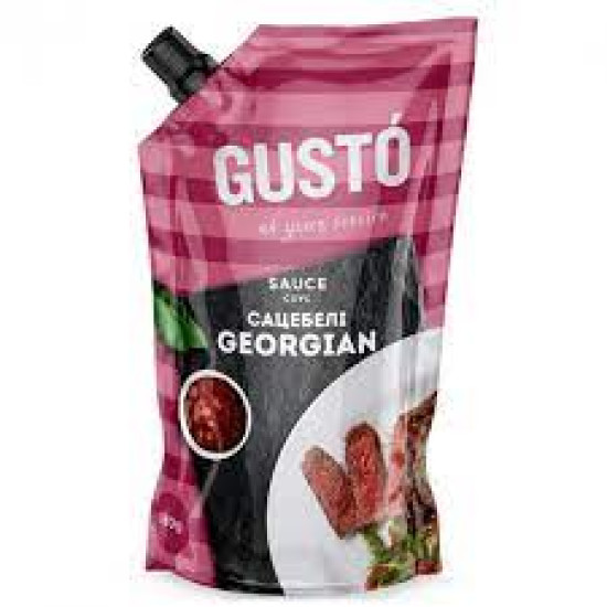 Соус Сацебелі/Georgian дой/пак 180 г / 20 шт Gusto Соус Сацебелі/Georgian дой/пак 180 г / 20 шт Gusto