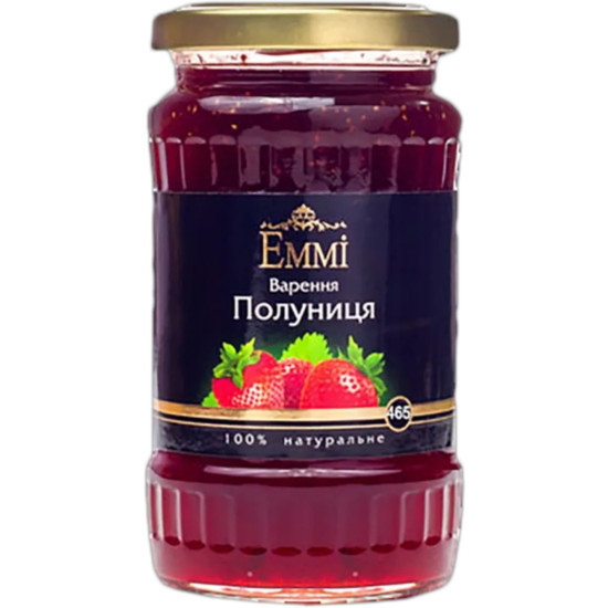 Полуниця варення 380 г с/б ТМ Emmi