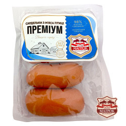 Сардельки Преміум в/с н/о (Газ 0,4) ТМ "Магрок"