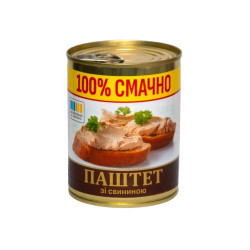 Консерва Паштет со свининой (ж/б) 330 г кт ТМ "Тернопольский мясокомбинат"