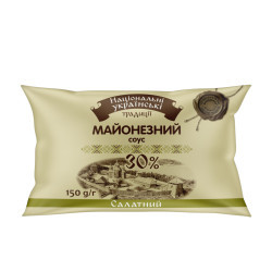 Майонезный соус "Салатный" 30% фил-пак 0,150 кг/30 шт ТМ НУТ
