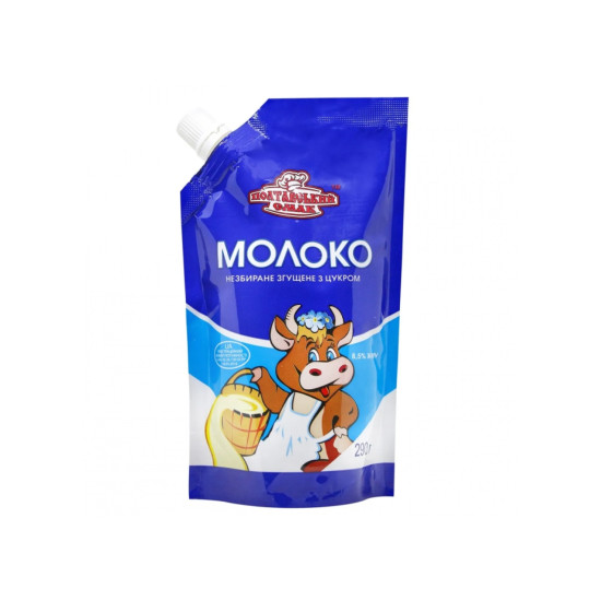 Молоко незбиране згущене з цукром 8,5 % жиру ДойПак 290 г / 20 шт сд ТМ Козуб Молоко незбиране згущене з цукром 8,5 % жиру ДойПак 290 г / 20 шт сд ТМ Козуб