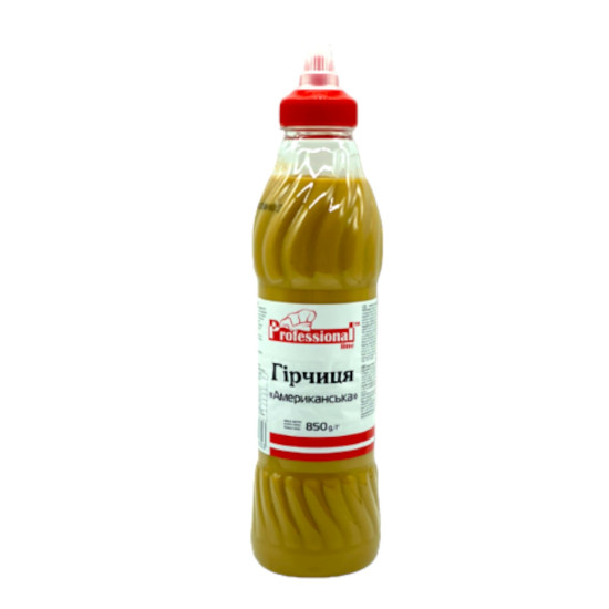 Гірчиця "Американська" ПЕТ 850 г / 12 шт ХоРеКа Pl Гірчиця "Американська" ПЕТ 850 г / 12 шт ХоРеКа Pl