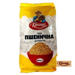 Крупа пшенична Полтавська №3 в/г 0,8кг  / 20штТМ "Краще"
