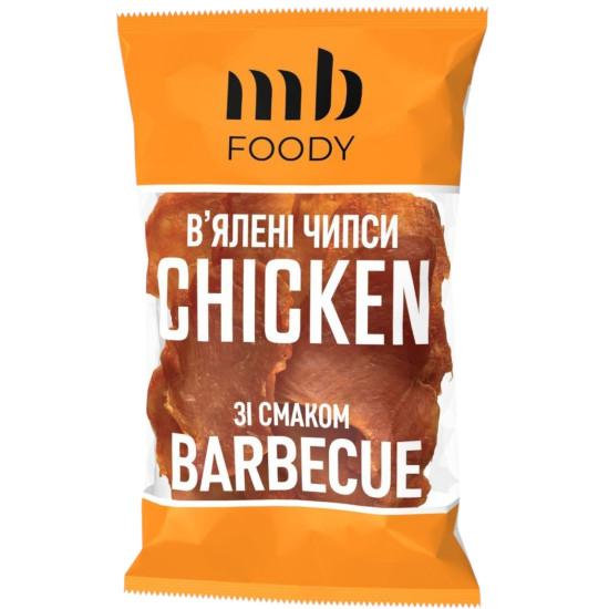 Чіпси курячі "Barbecue" 200 г./6 шт TM MB Foody Чіпси курячі "Barbecue" 200 г./6 шт TM MB Foody