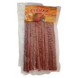 Ковбаски "Салямки" с/к в/с 0,1 кг ТМ Ворошилівські ковбаси