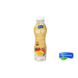 Йогурт «Манго Чиа" пляшка 0,6 кг 21діб  (НОВИНКА)