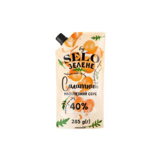 Майонезний соус Салатний 40% 285 г д/п ТМ "Selo Зелене" Майонезний соус Салатний 40% 285 г д/п ТМ "Selo Зелене"