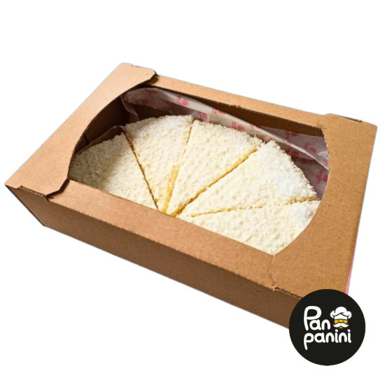 Торт крафтовий вафельний "Пломбір-Кокос" 400г (5шт/1уп) ТМ Pan panini Торт крафтовий вафельний "Пломбір-Кокос" 400г (5шт/1уп) ТМ Pan panini