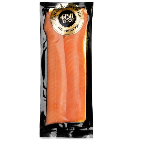 Смужка лосося с/с 0,18кг вакуум / 15шт TM FishGood Смужка лосося с/с 0,18кг вакуум / 15шт TM FishGood