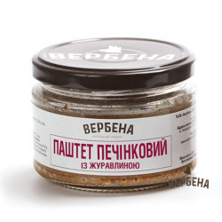 Консерва Паштет печінковий із журавлиною СКО 0,2 / TWIST  6 шт кт ТМ Вербена