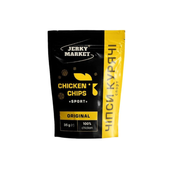 Чіпси курячі Спорт 35 г / 15шт ТМ JERKY MARKET