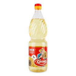 Олія соняшникова рафінована дезодорована виморожена / 15шт ТМ "Краще" 1л.(920г)