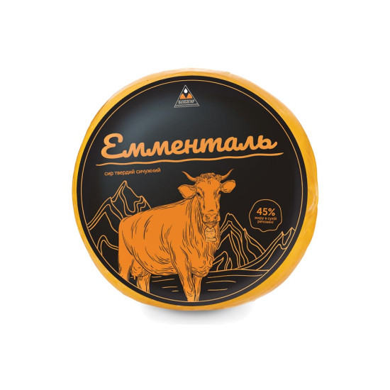 Сир "Емменталь" 45% ТМ Білозгар Сир "Емменталь" 45% ТМ Білозгар