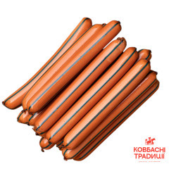 Сосиски Хот-дог (Газ) (ФАС) в/г 1,2 кг ТМ Ковбасні традиції Сосиски Хот-дог (Газ) (ФАС) в/г 1,2 кг ТМ Ковбасні традиції