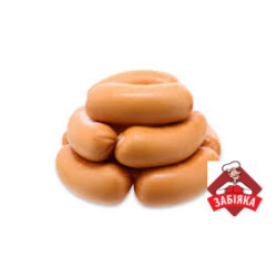 Сардельки Лікарські в/с (газ 0,8 кг) ТМ "Забіяка" Регал