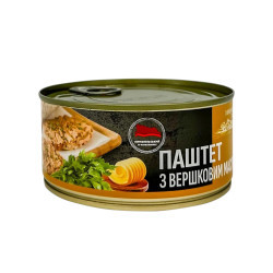 Консерва Паштет мясной со сливочным маслом (ж/б) 225 г/12 шт кт ТМ "Тернопольский мясокомбинат"