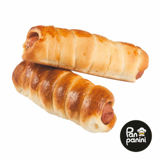 Ковбаска в тісті запечена 120 г бн ТМ Pan panini Ковбаска в тісті запечена 120 г бн ТМ Pan panini