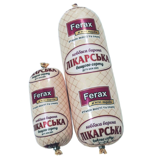 Ковбаса Лікарська вар в/с в поліаміді (Д80)