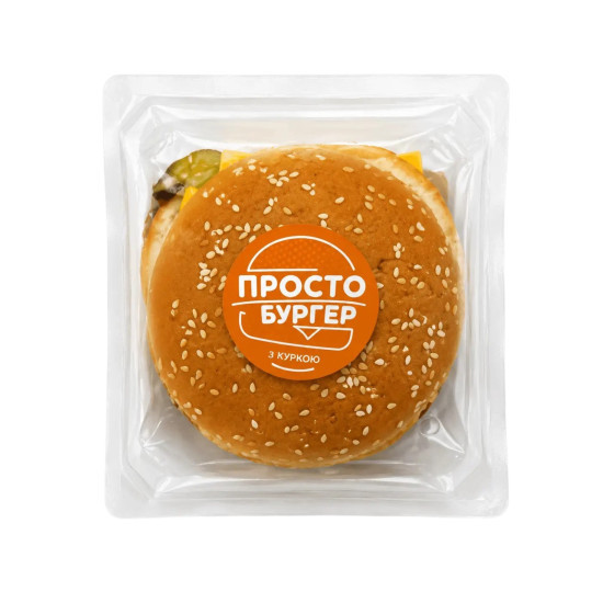 Бургер з куркою 190г ТМ Мясторія