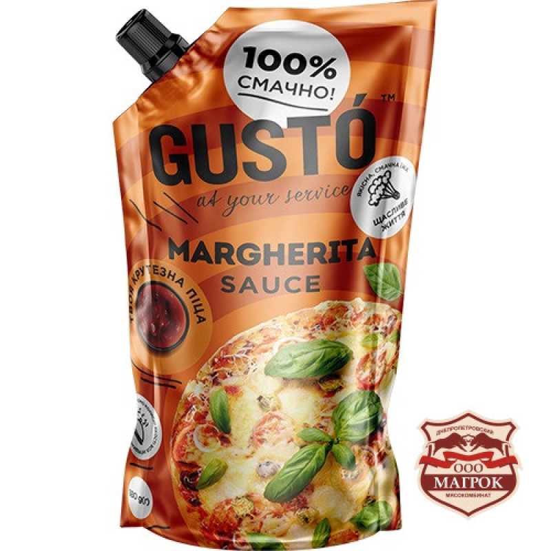 Соус Маргарита д/п 180г / 20 шт Gusto