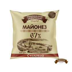 Майонез "Столовий 67%" філ-пак  0,300 кг / 38 шт ТМ НУТ Майонез "Столовий 67%" філ-пак  0,300 кг / 38 шт ТМ НУТ