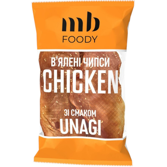 Чіпси курячі "Unagi" 200 г./6 шт TM MB Foody Чіпси курячі "Unagi" 200 г./6 шт TM MB Foody