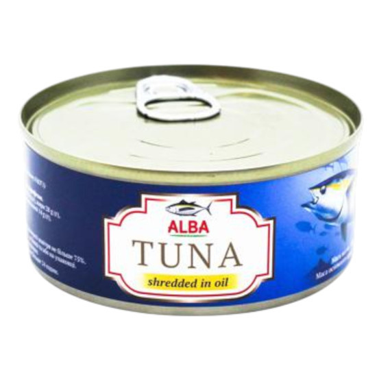 Тунець Салатний в олії ж/б 150 г / 24 шт ТМ ALBA FOOD