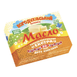 Масло Селянське солодке "Екстра" 83 %  180 г ГОСТ ТМ "БМ"