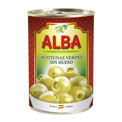 Оливки 380/420 б/к ж/б ЕО 300 мл / 12 шт ТМ ALBA FOOD