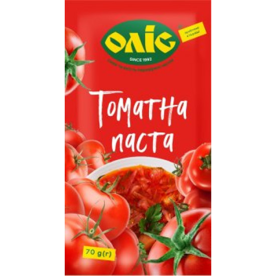 Томатна паста "Смачного" 25% стік 70 г / 30 шт тг Оліс