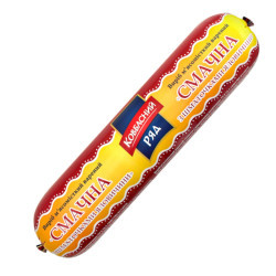 Смачна з шматочками яловичини варена п/а 1,8 кг. ТМ Ковбасний Ряд