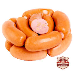 Сардельки Пармезан 1с з м' яса птиці (Газ-1,1 кг) ТМ Ковбасна майстерня