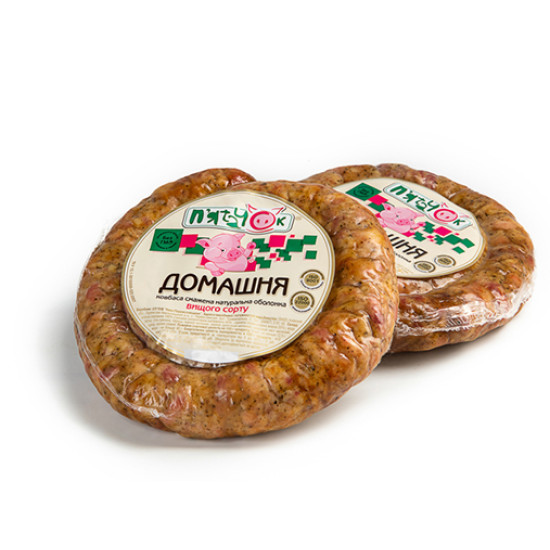 Ковбаса Домашня смажена в/с ВУ Ковбаса Домашня смажена в/с ВУ