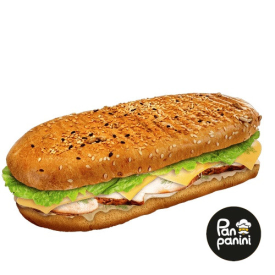"Паніні Делюкс Курка цезар 240 г бн ТМ Pan panini "Паніні Делюкс Курка цезар 240 г бн ТМ Pan panini