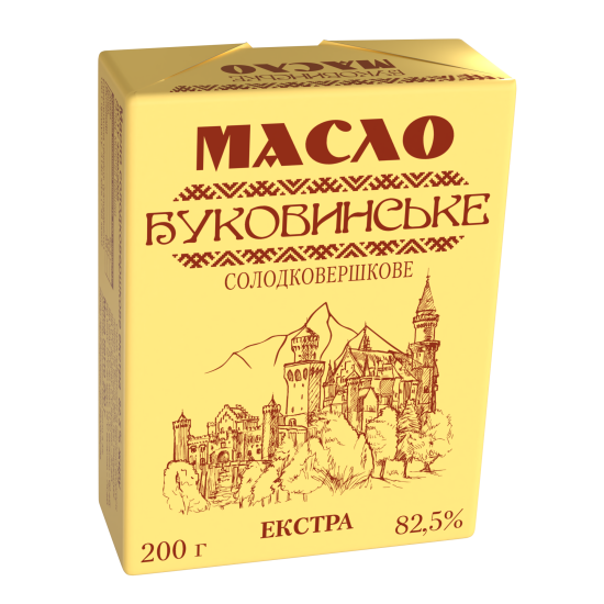 Масло Екстра 82,5% , Буковинское 200 г Масло Екстра 82,5% , Буковинское 200 г